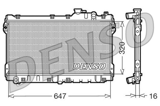 Denso Radiator DRM44015