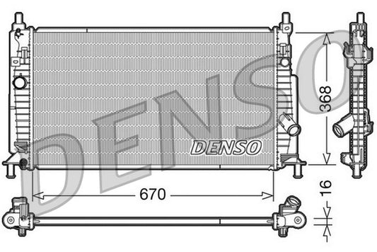 Denso Radiator DRM44020