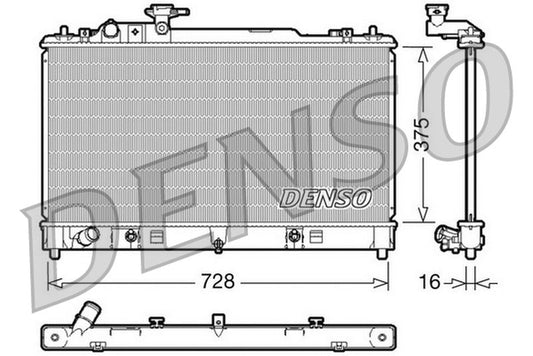 Denso Radiator DRM44021