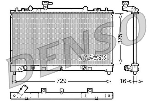 Denso Radiator DRM44022