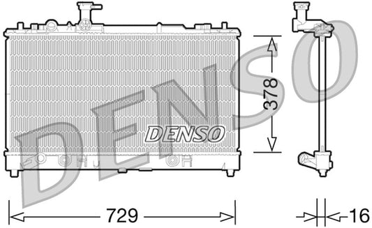 Denso Radiator DRM44026