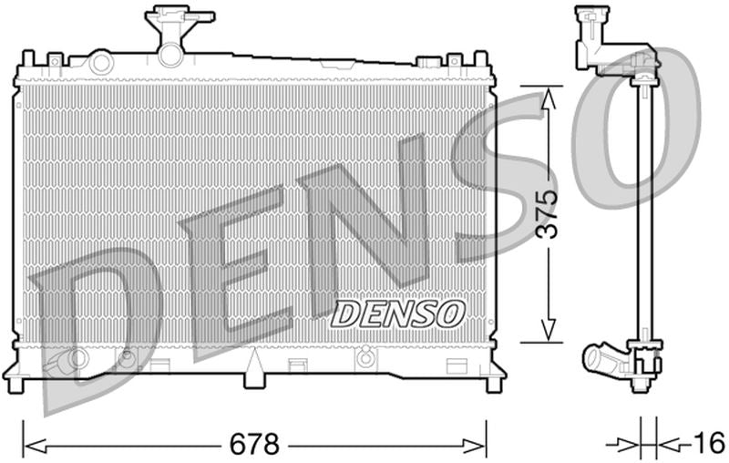 Denso Radiator DRM44027