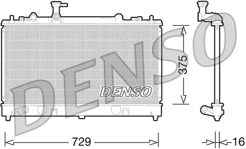 Denso Radiator DRM44028