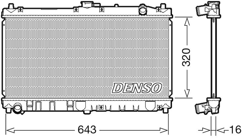 Denso Radiator DRM44031