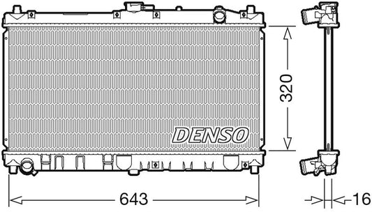 Denso Radiator DRM44031