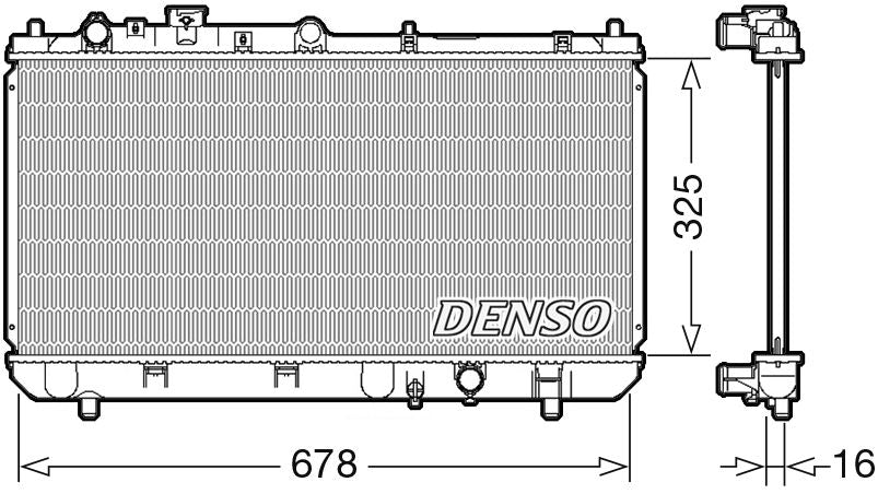 Denso Radiator DRM44032