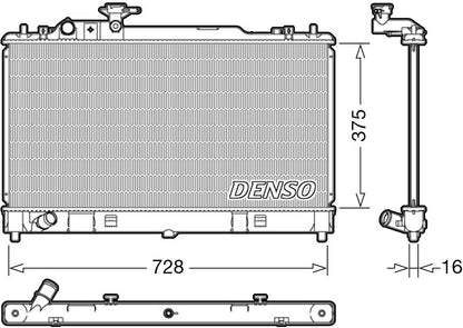 Denso Radiator DRM44033