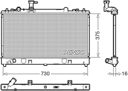 Denso Radiator DRM44037