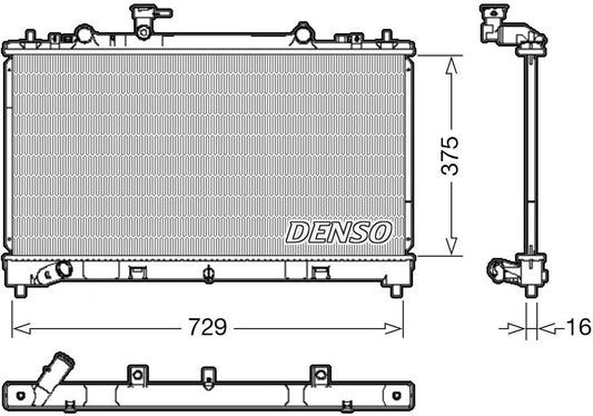 Denso Radiator DRM44038