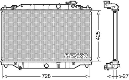 Denso Radiator DRM44040