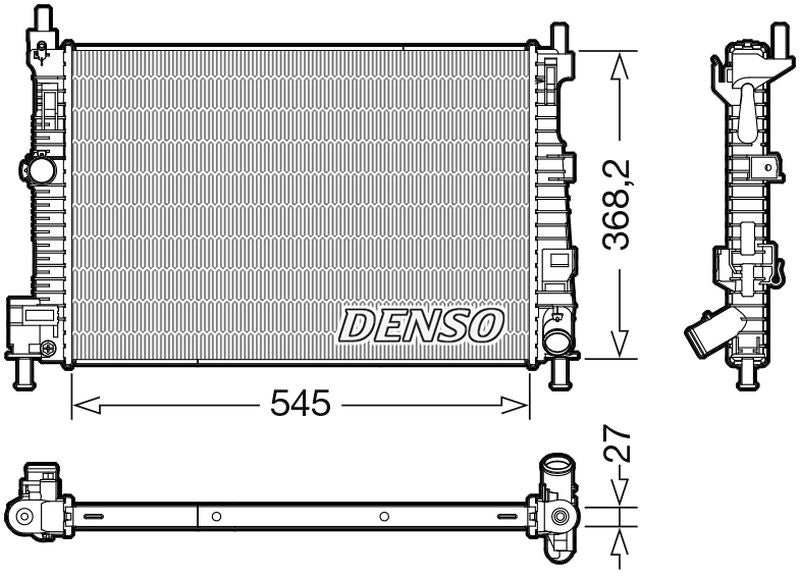 Denso Radiator DRM44045