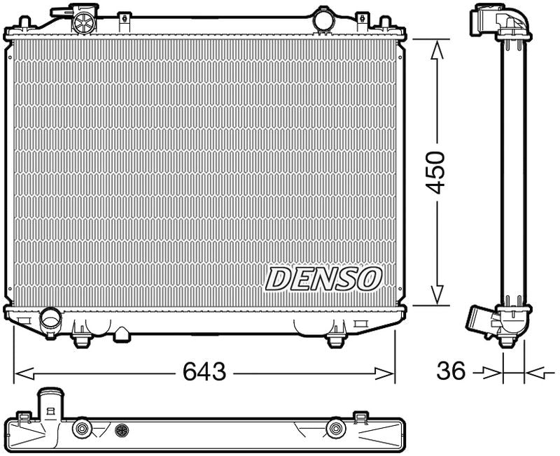 Denso Radiator DRM44047