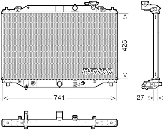Denso Radiator DRM44051