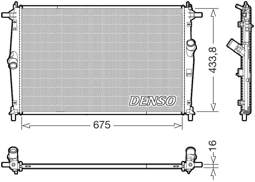 Denso Radiator DRM44054