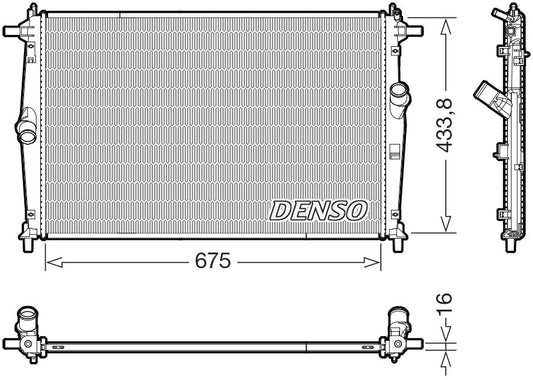 Denso Radiator DRM44054