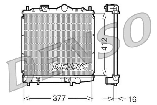 Denso Radiator DRM45001
