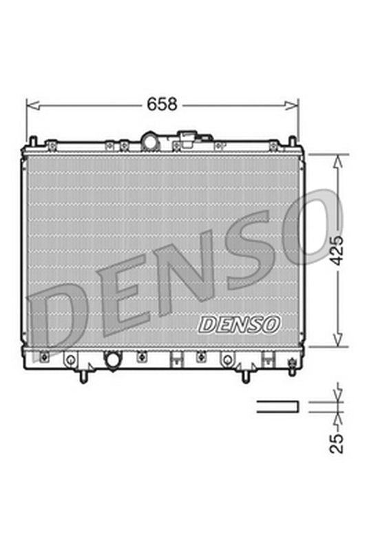 Denso Radiator DRM45006