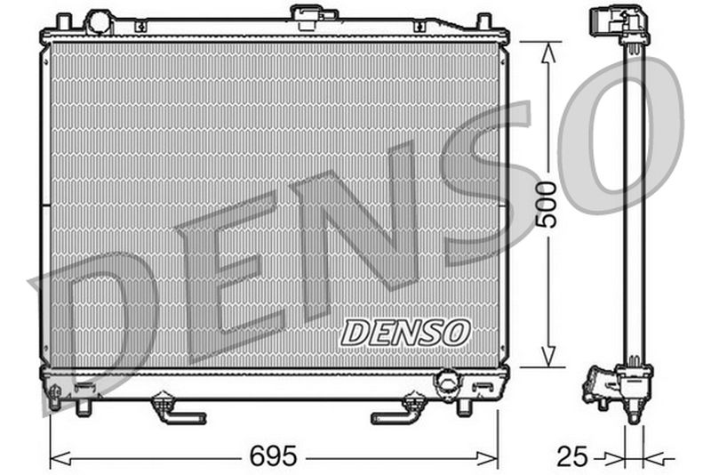 Denso Radiator DRM45007