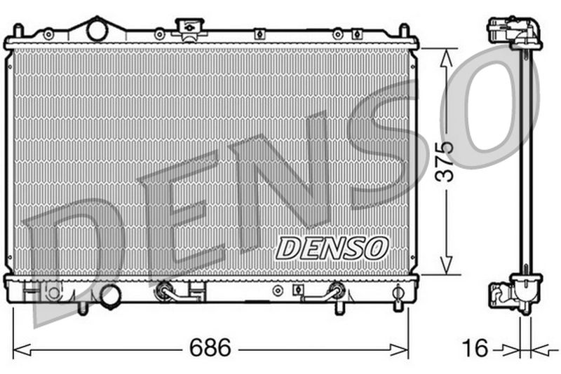 Denso Radiator DRM45021