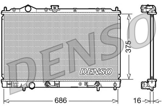Denso Radiator DRM45021