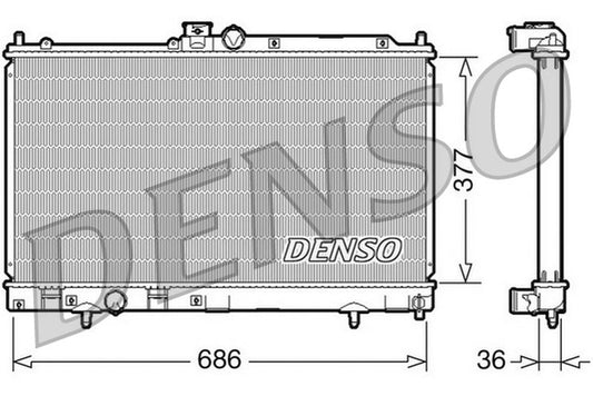 Denso Radiator DRM45022