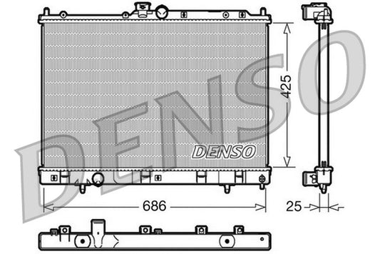 Denso Radiator DRM45028