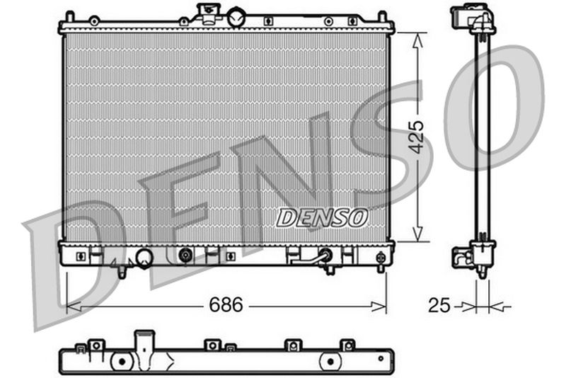 Denso Radiator DRM45030