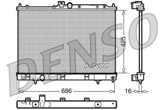 Denso Radiator DRM45031