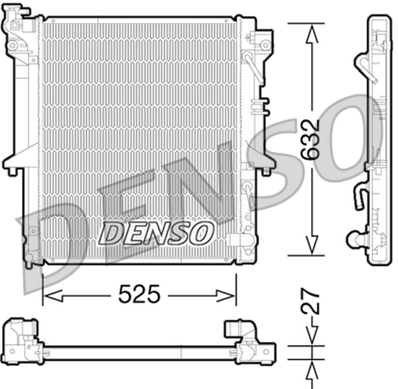 Denso Radiator DRM45035