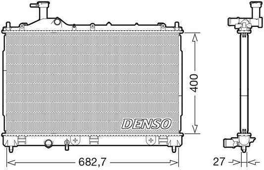 Denso Radiator DRM45042