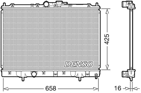 Denso Radiator DRM45051