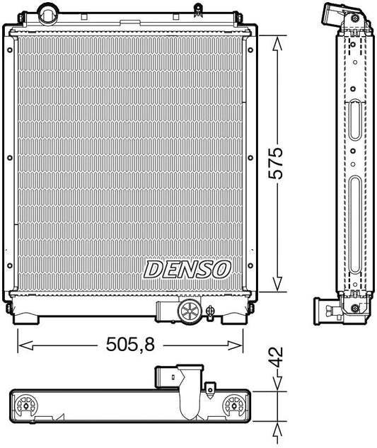 Denso Radiator DRM45052