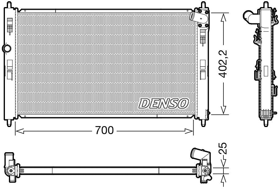 Denso Radiator DRM45053