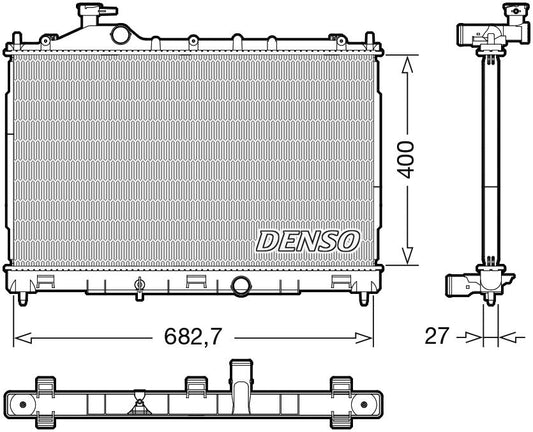Denso Radiator DRM45058