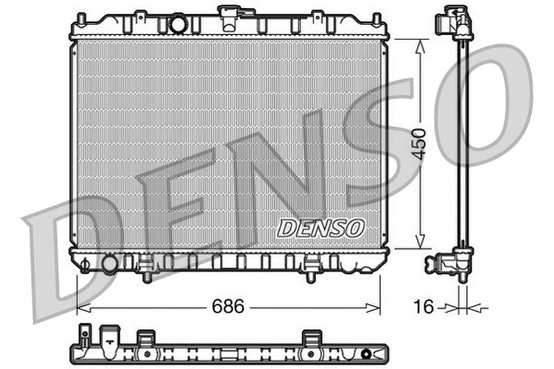 Denso Radiator DRM46004