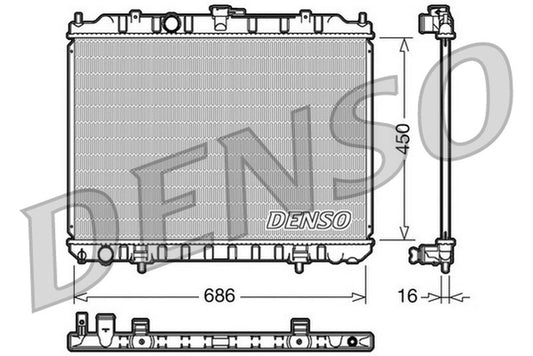 Denso Radiator DRM46004