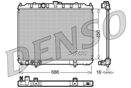 Denso Radiator DRM46005