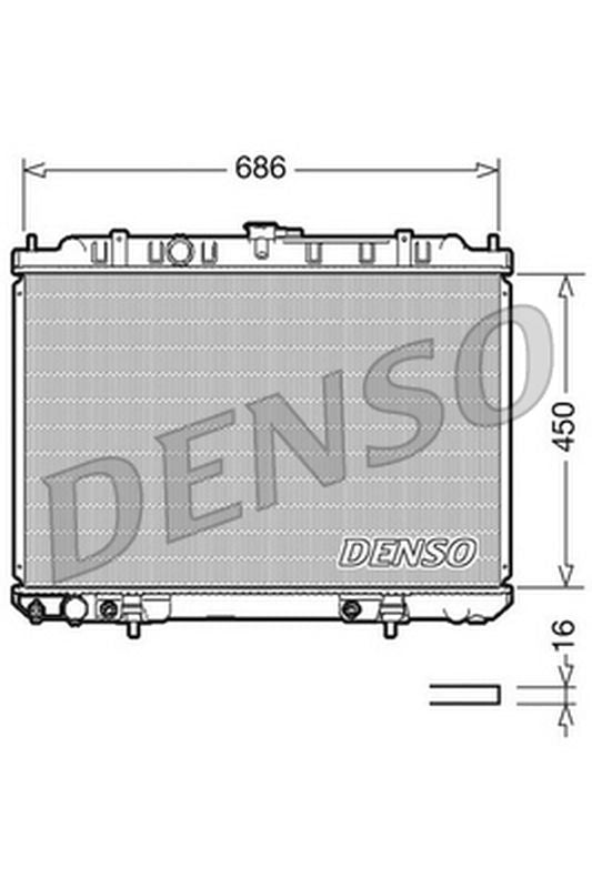 Denso Radiator DRM46008