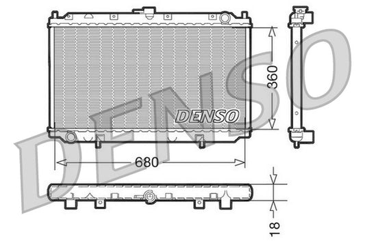 Denso Radiator DRM46011