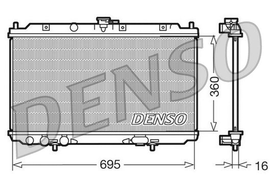 Denso Radiator DRM46012