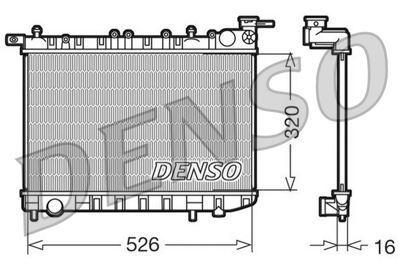 Denso Radiator DRM46015