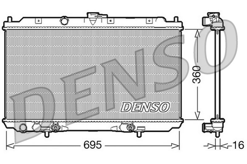Denso Radiator DRM46024