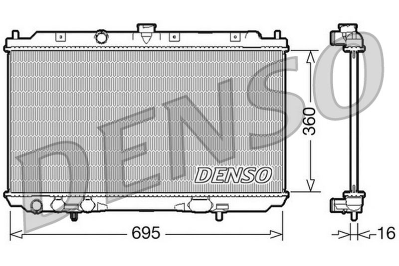 Denso Radiator DRM46025