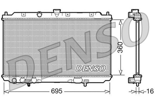 Denso Radiator DRM46025