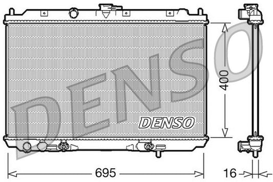 Denso Radiator DRM46026