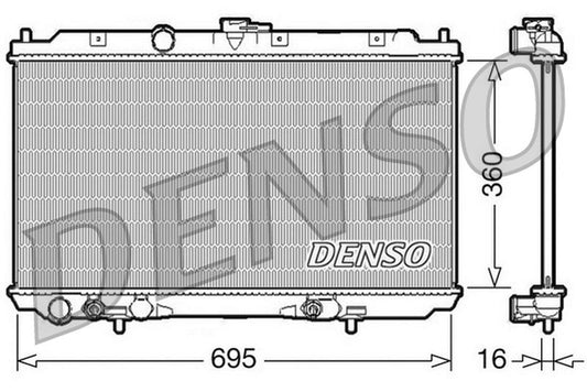 Denso Radiator DRM46028