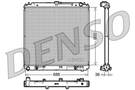 Denso Radiator DRM46032