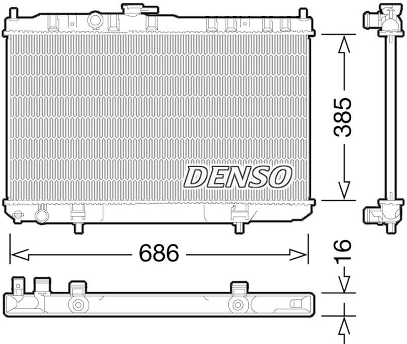 Denso Radiator DRM46034