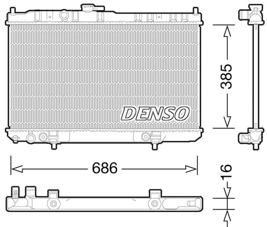 Denso Radiator DRM46035