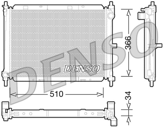 Denso Radiator DRM46038